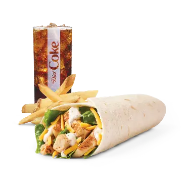 Grilled Chicken Wrap Combo