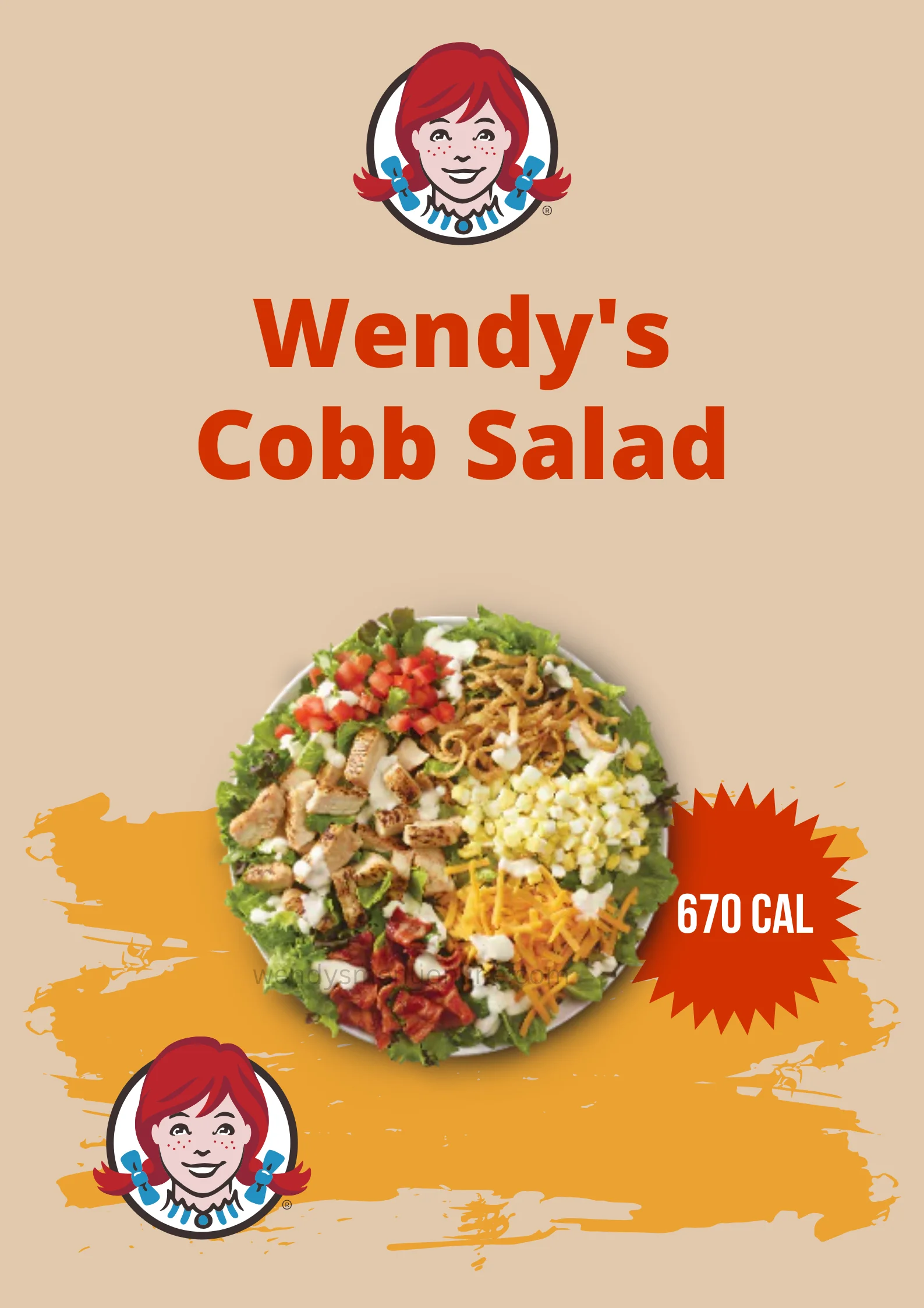 Wendy's Cobb Salad Calories